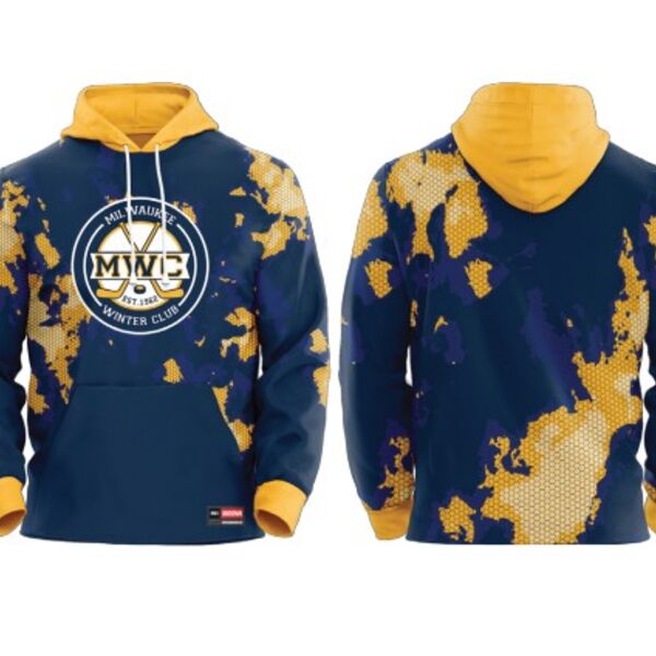 Milwaukee Winter Club (Scorched) Sublimated Hoodie - Youth  Thumbnail