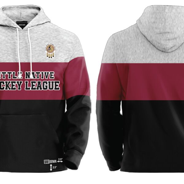 LNHL Tri Color Block Hoodie - Youth Thumbnail