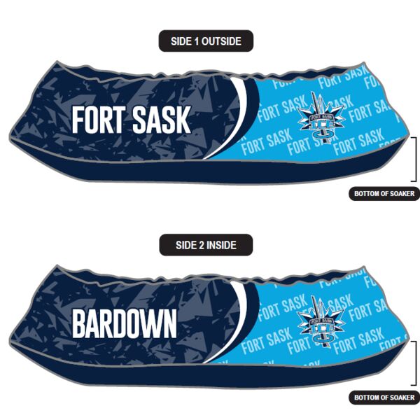 Fort Saskatchewan Ice Skate Soakers - Navy Thumbnail