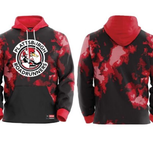 Plattsburgh Youth Hockey Association  Sublimated Hoodie - Youth  Thumbnail
