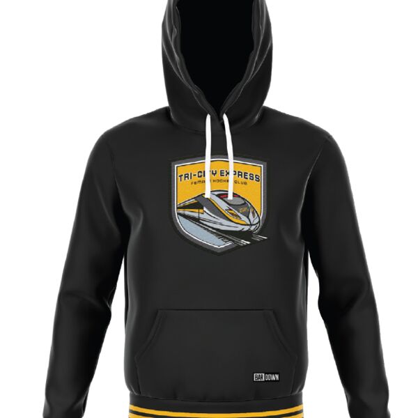 Tri City Express Cuff Coloured Hoodie  Thumbnail