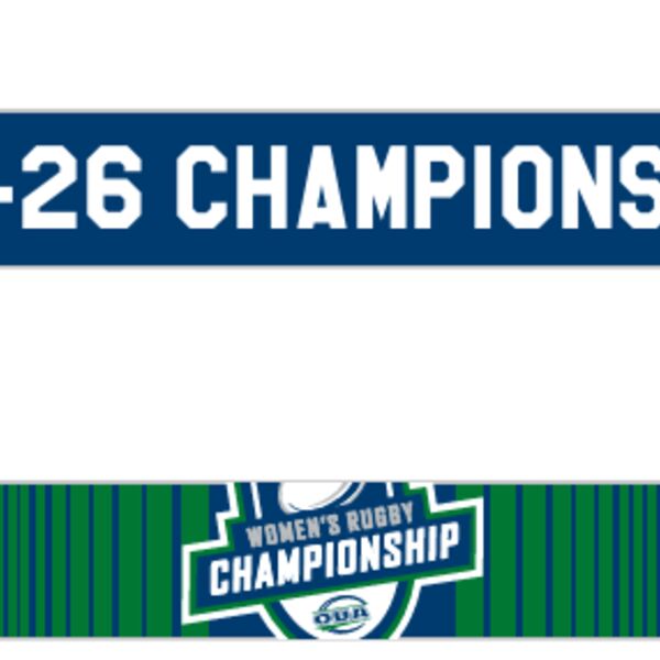 OUA Women’s Rugby Championship Sublimated Scarf Thumbnail