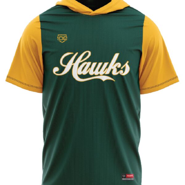 Newmarket Hawks Sublimated Half Sleeve Hoodie Thumbnail