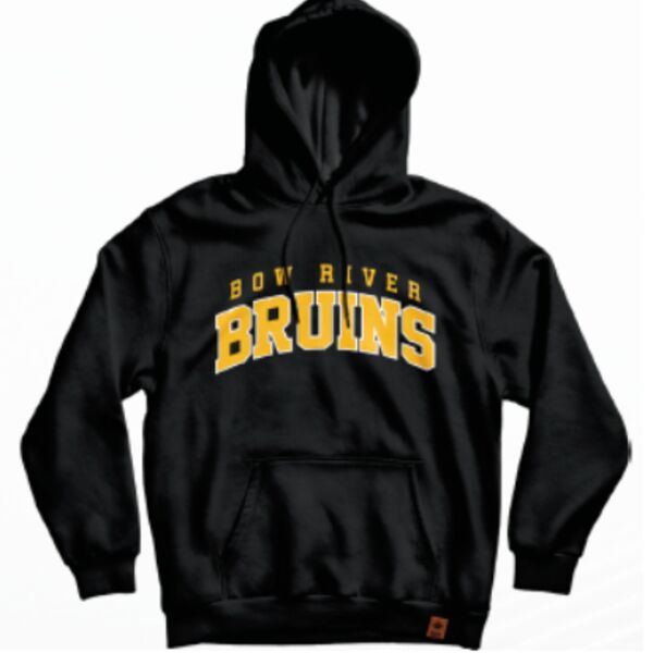 SFS Bow River Bruins Classic Hoodie - Black - Youth Thumbnail