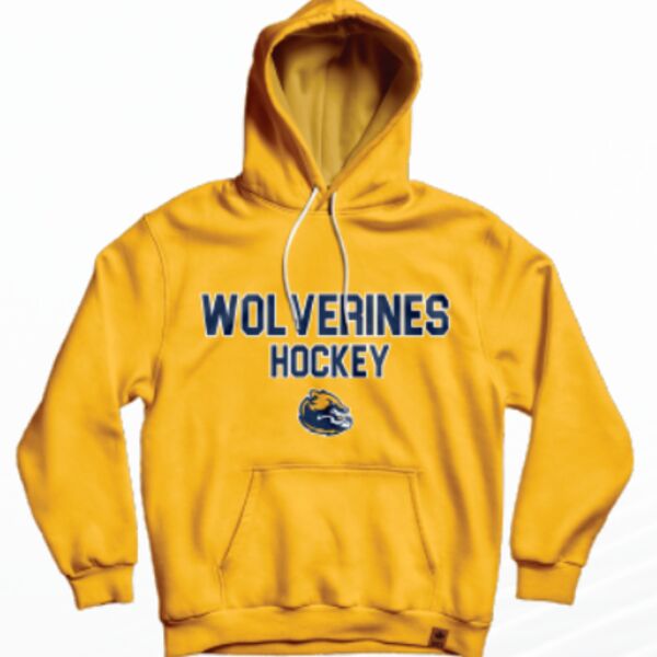Wolverines Classic Hoodie - Gold Thumbnail
