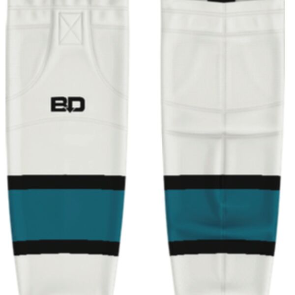 Brantford Barons NAPHL Cut & Sew Hockey Socks Youth (14 & 16) Thumbnail