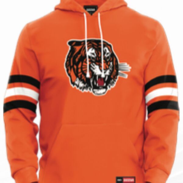 Medicine Hat Tigers Sublimated Jersey Hoodie Thumbnail