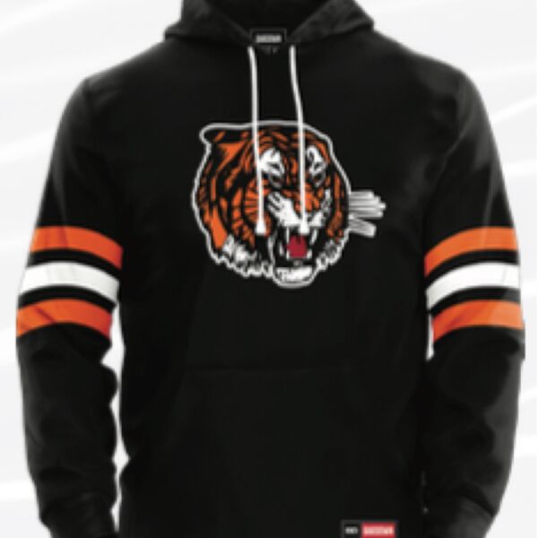 Medicine Hat Tigers Sublimated Jersey Hoodie Thumbnail