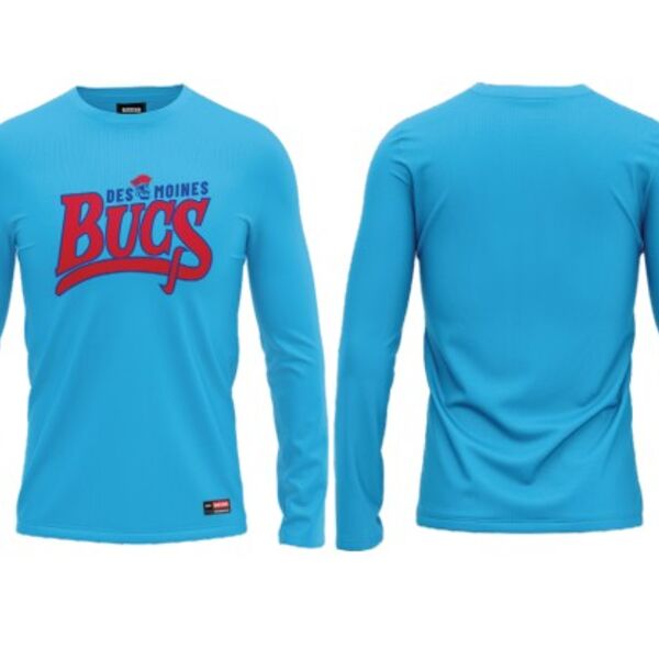 Des Moines Jr Bucs Sublimated Long Sleeve 1.0 - Youth  Thumbnail