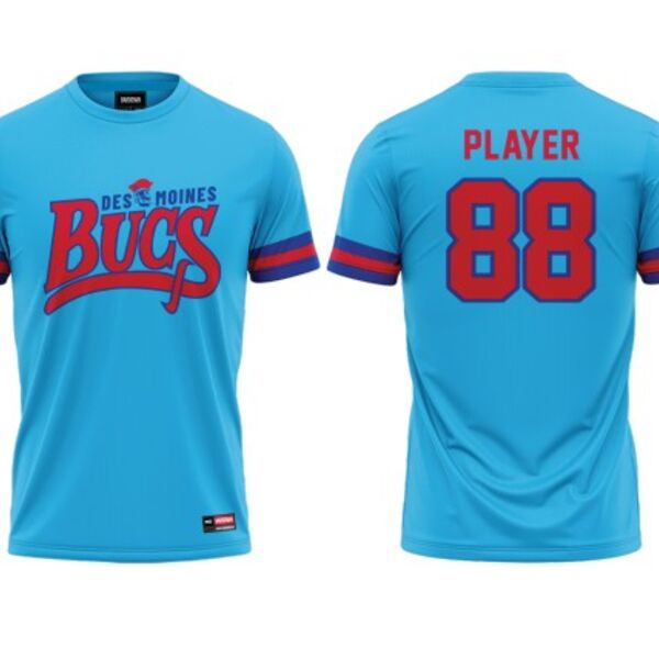 Des Moines Jr Bucs Sublimated Short Sleeve 2.0 - Youth  Thumbnail