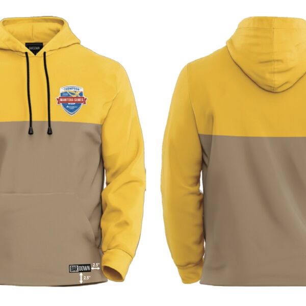 Team Manitoba Splash Streetwear Hoodie - Winnipeg Gold (Youth) Thumbnail