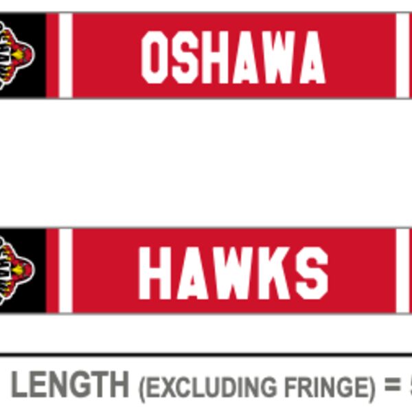 Oshawa OCHL Hawks Classic 3.0 Scarf Thumbnail