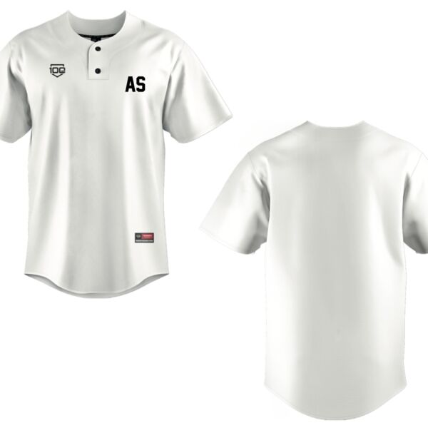 2025 Sizing Kit Sublimated Two Button Baseball Jersey Thumbnail