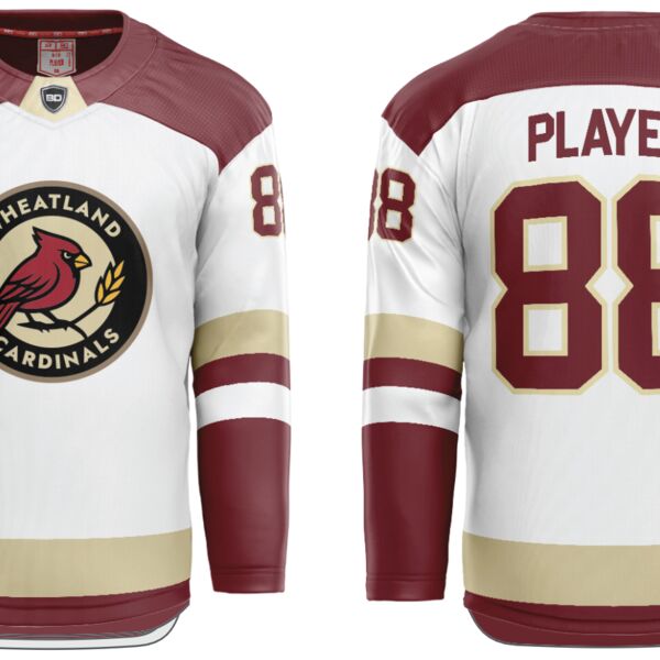 Wheatland Cardinals Sublimated Hockey Jersey Youth BOYS Thumbnail