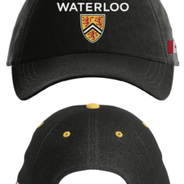 University of Waterloo Dad Hat 6 Panel Unstructured Hat Thumbnail