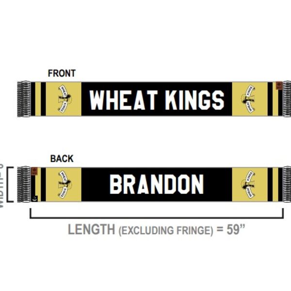 Brandon Wheat Kings Classic 1.0 Scarf Thumbnail