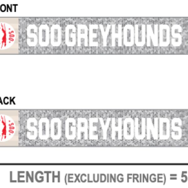 Soo Greyhounds Snow Pepper Scarf Thumbnail