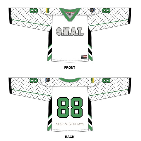 Saskatchewan SWAT Sublimated V-Neck Box Lacrosse Jersey Thumbnail