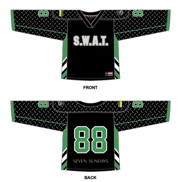 Saskatchewan SWAT Sublimated V-Neck Box Lacrosse Jersey Thumbnail